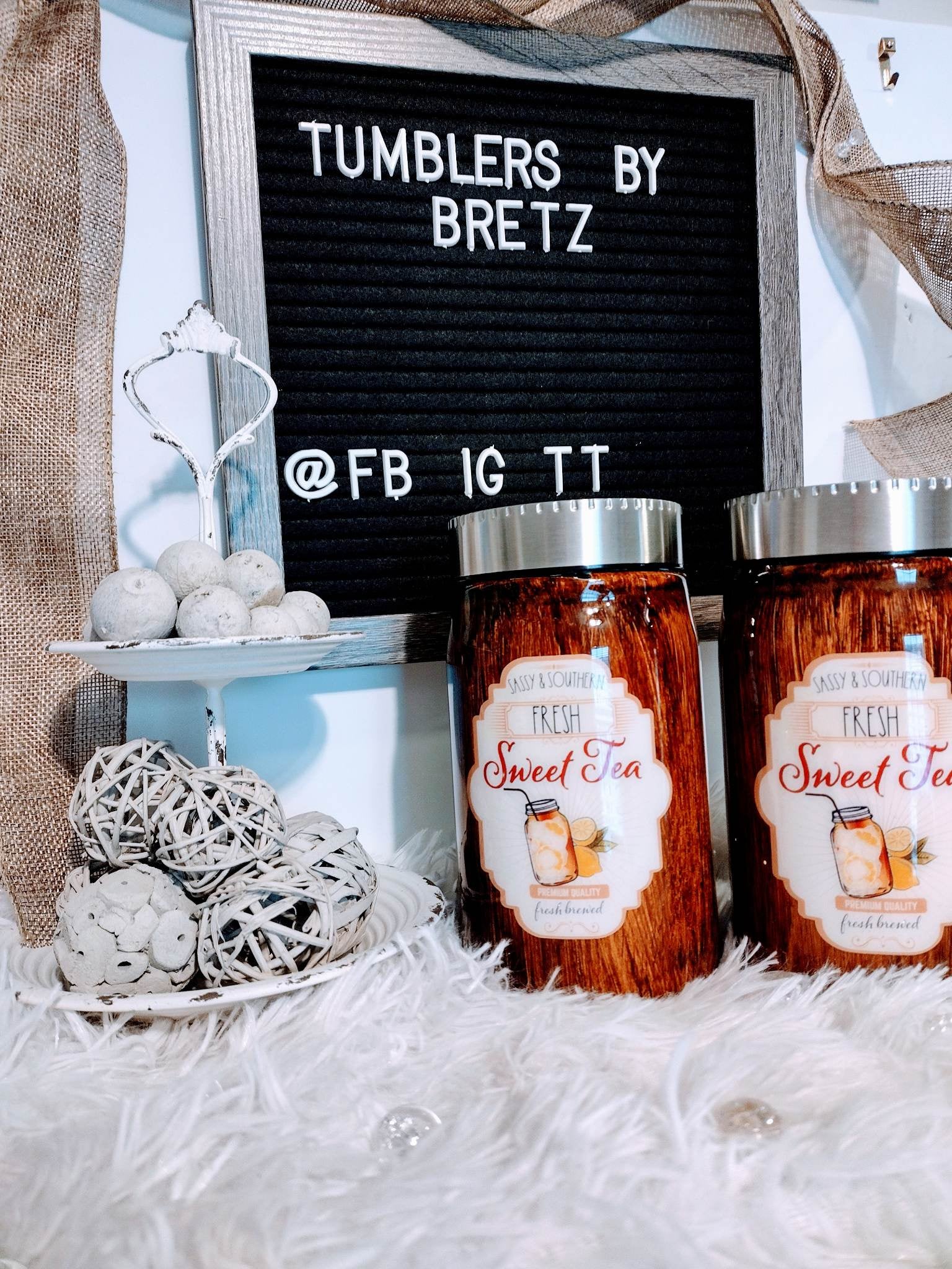 Sweet Tea Mason Tumbler Tumblers By Bretz